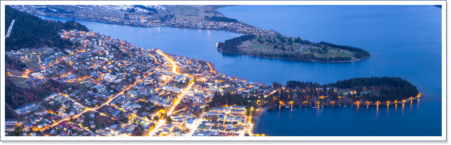 Queenstown from Skyline Lookout